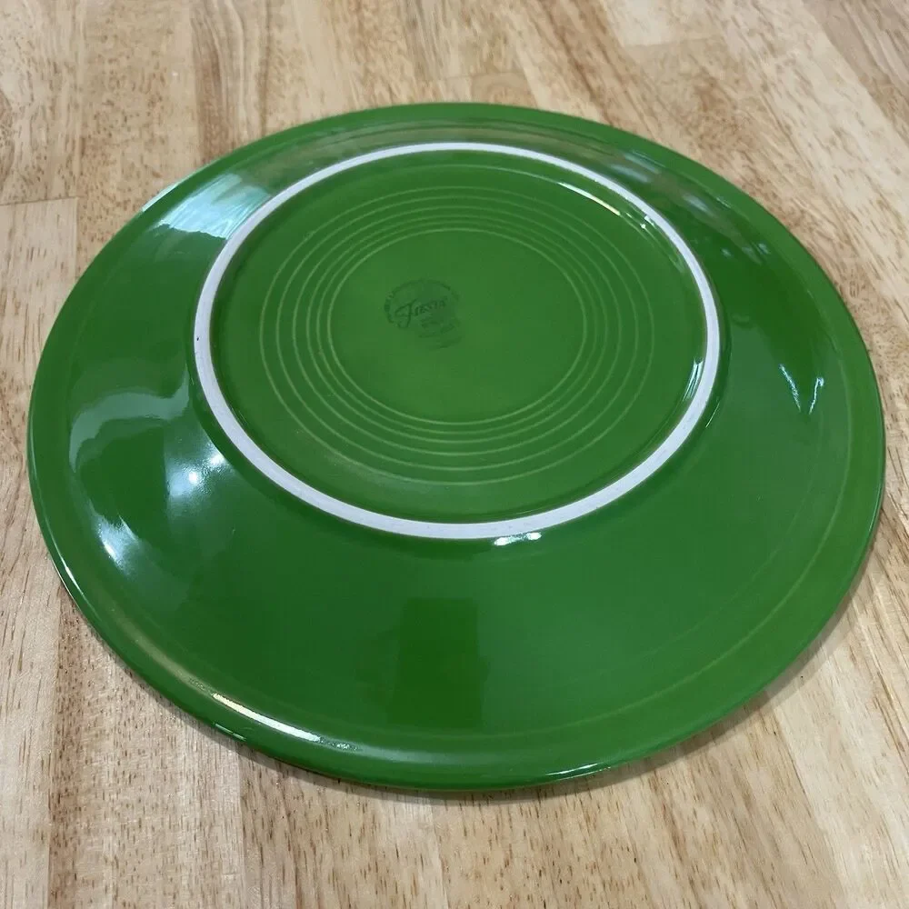 Vintage Fiesta Dinner Plate 10.5” Green Homer Laughlin FiestaWare